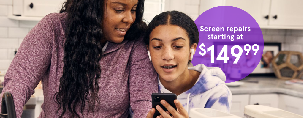 Screen repairs starting at $149.99