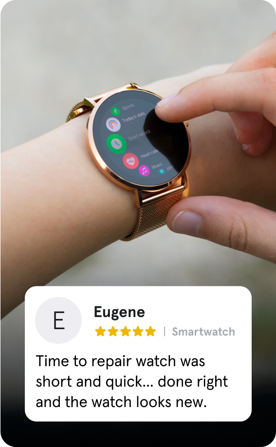 Review by Eugene: Time to repair watch was short and quick... done right and the watch looks new.