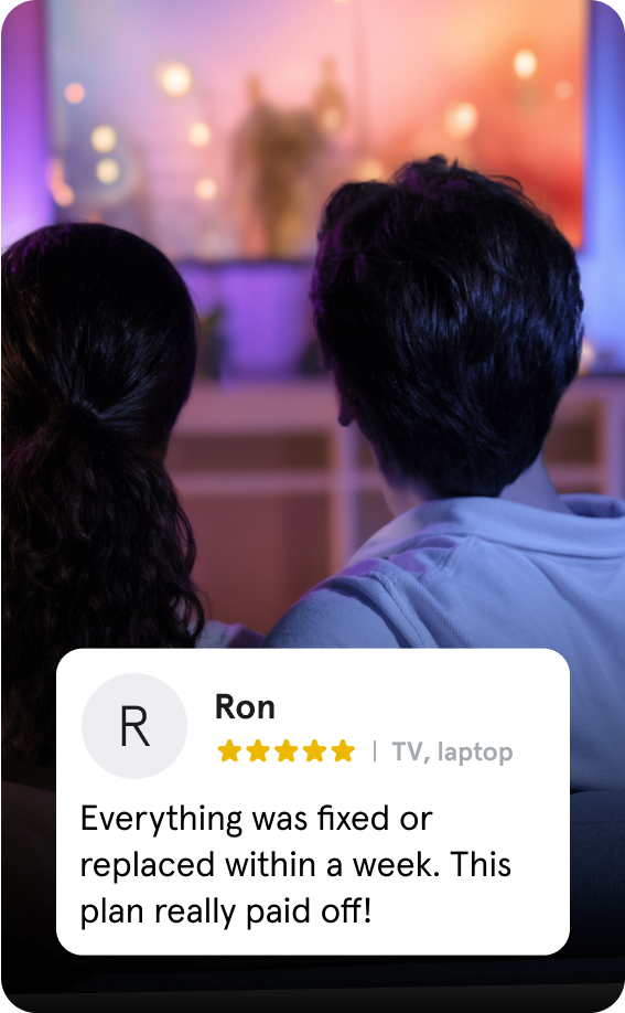 Review by Ron: Everything was fixed or replaced within a week. This plan really paid off!